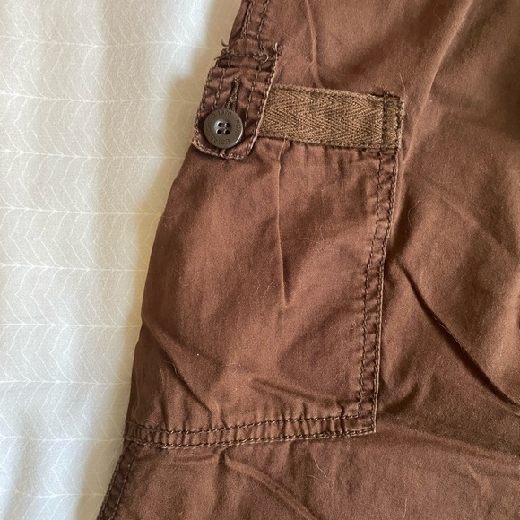 ROXY Vintage Women’s Brown Low-Rise Cargo Pants Size US 3 - Picture 9 of 9